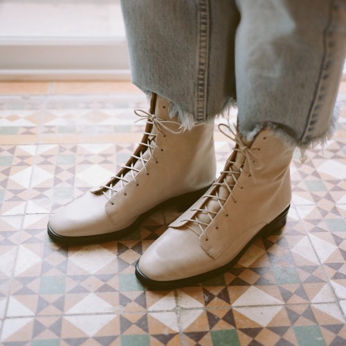 Tzava Boots, ivory OUTLET